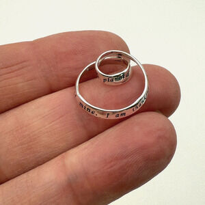 God’s Design Spiral Pendant Sterling Silver 925 Signed LA Vtg Christian Gift